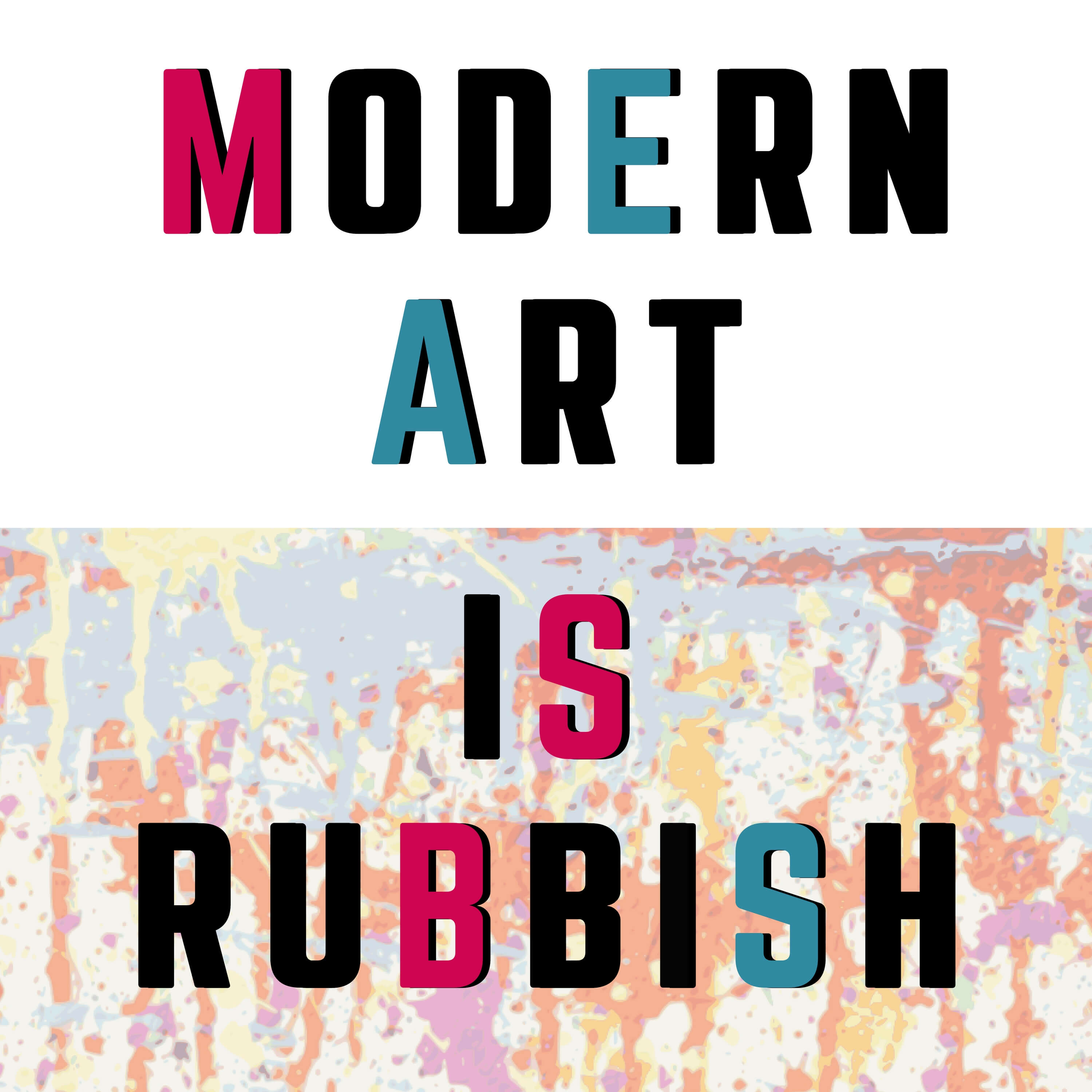 Modern Art is Rubbish Logo