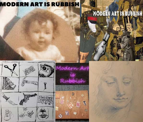 Modern Art is Rubbish Artwork